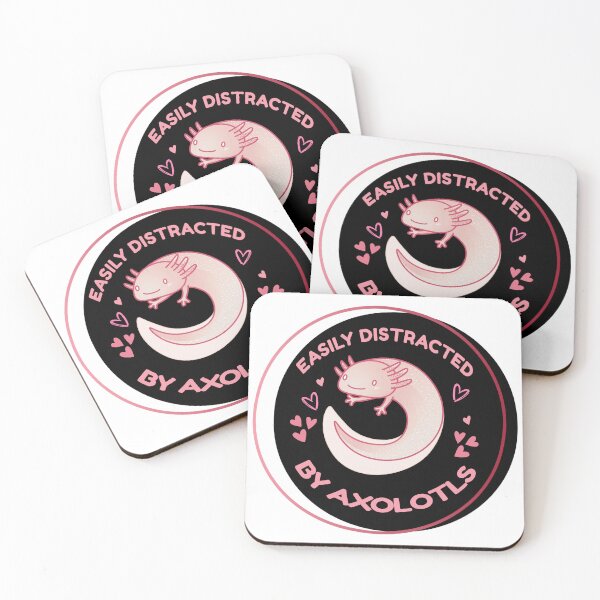 Item preview, EASILY DISTRACTED BY AXOLOTLS designed and sold by Wooden-rack.