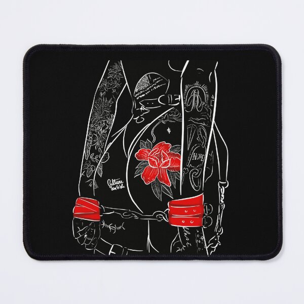 Item preview, handcuffed tattooed woman designed and sold by Culturesensible.