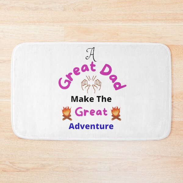 Item preview, A Great Dad Make The Great Adventure - funny and cute T-Shirts Quotes designed and sold by Designspot2020.