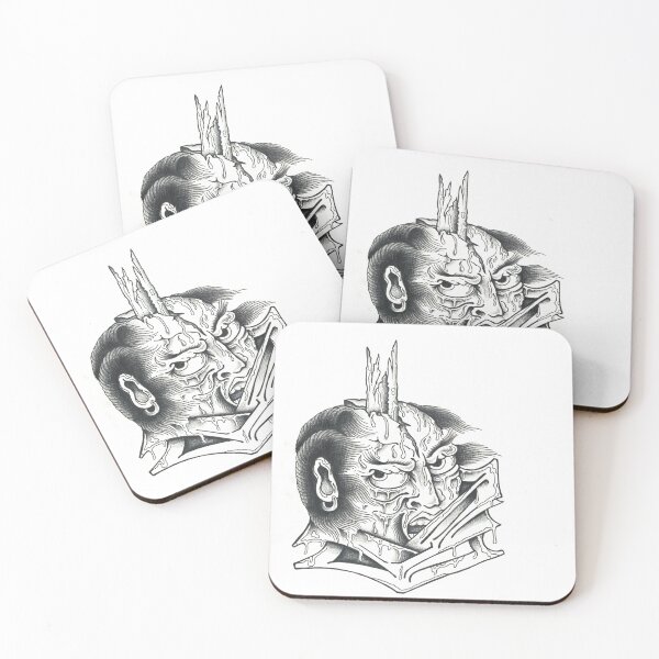 Item preview, Black and grey Namakubi tattoo art designed and sold by HailRudd.