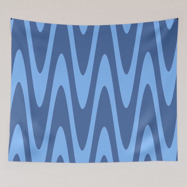 Item preview, Two Blue Hues Ripple designed and sold by HighIQshop.