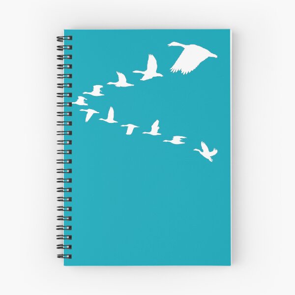 Item preview, Geese in flight teal design  designed and sold by MystixJack.