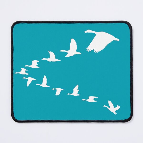 Item preview, Geese in flight teal design  designed and sold by MystixJack.