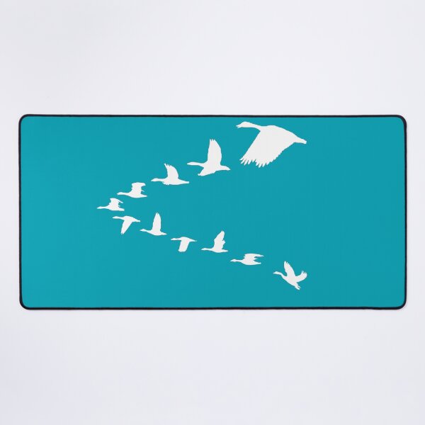 Item preview, Geese in flight teal design  designed and sold by MystixJack.
