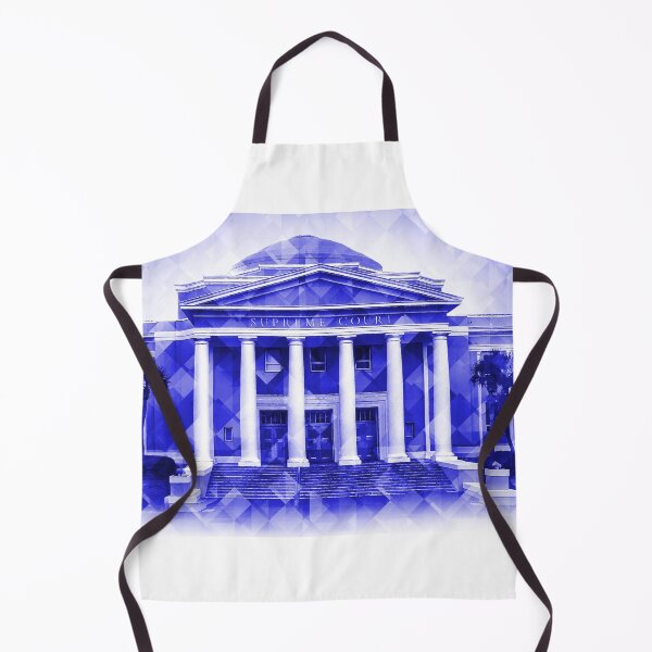 Item preview, Florida Supreme Court Building in Tallahassee - blue pop art designed and sold by NickoPrints.