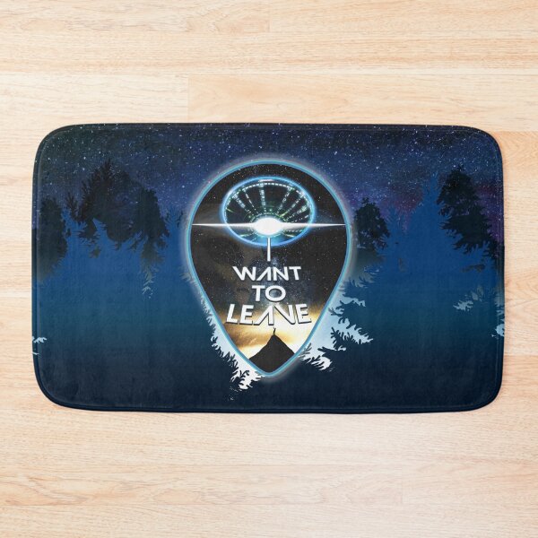 Item preview, UFO - I WANT TO LEAVE - Flying Saucer Alien Grey - Abduction in the Mountains designed and sold by RetroTeeStudio.