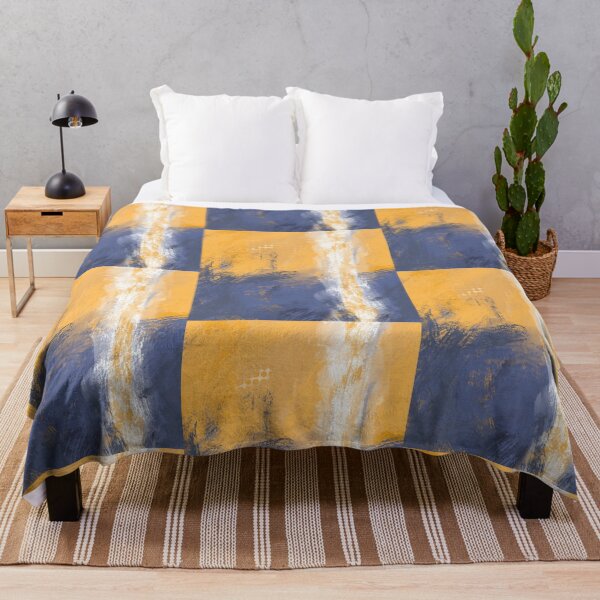 Item preview, Abstract Art Blue and Gold designed and sold by missdebi27.