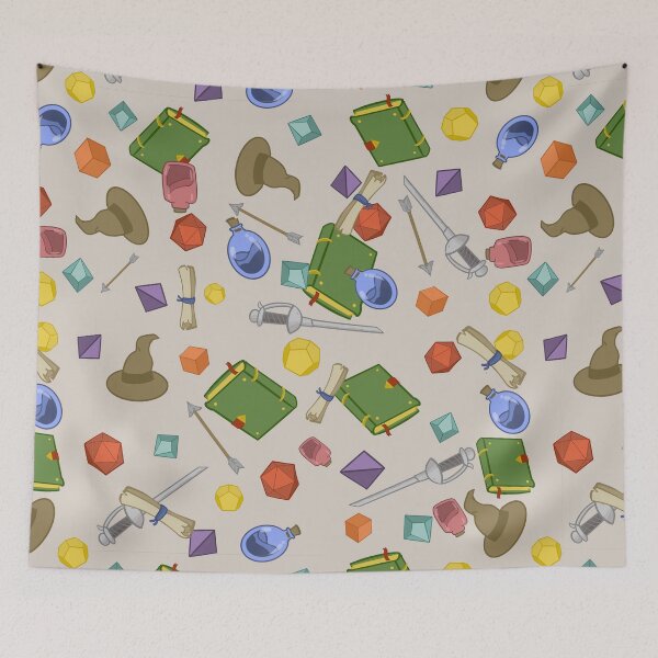 Item preview, Colorful Dice and Class pattern designed and sold by Maelyn-Couch.