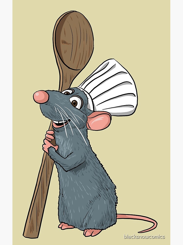 Remy the Little Redbubble for by | Print Chef from Ratatouille\