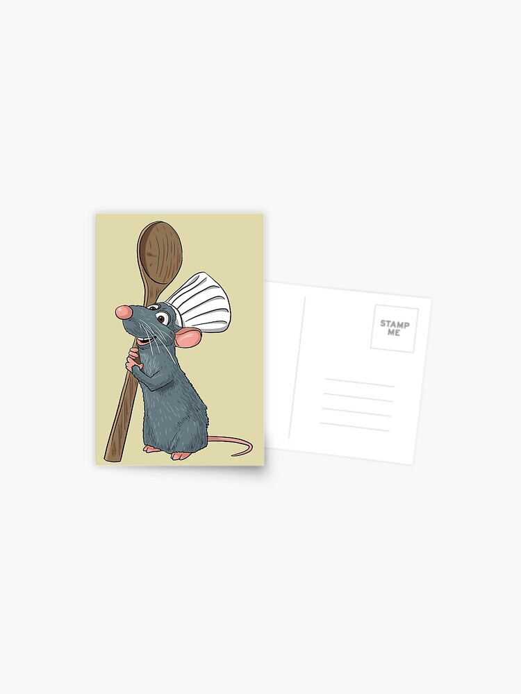 Remy the Little Chef from Ratatouille Postcard for Sale by