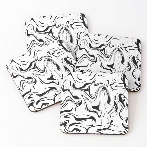 Item preview, Black and White Marble Print designed and sold by MonkeyBizness.