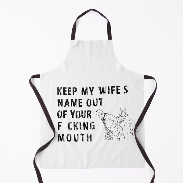 Aperçu de l'œuvre incroyable idée cadeau de t-shirt Gardez le nom de ma femme hors de votre putain de bouche, will smith Chris Rock Shirt, Oscar 2022 créée et vendue par ozon-design.