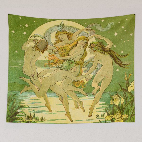 Item preview, Vintage Five Dancing Fairies designed and sold by IliaLobell.