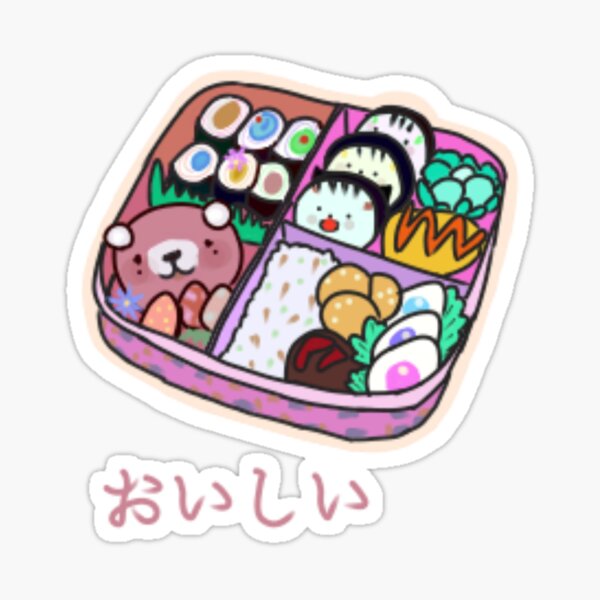 Cute Bento Box Sticker for Sale by chaoscorgi