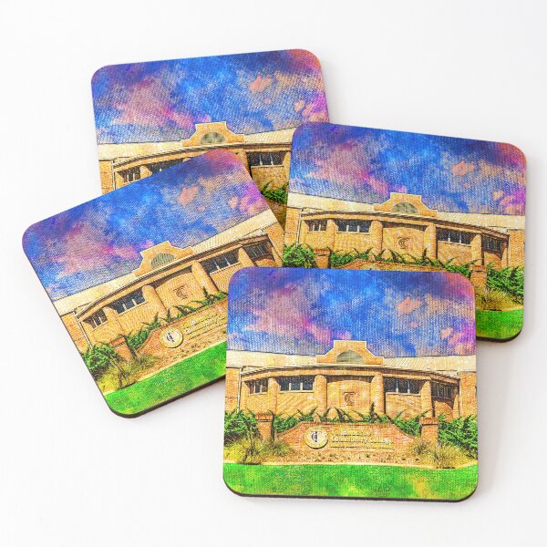 Item preview, The Hinson Administration Building of the Tallahassee Community College at sunset  designed and sold by NickoPrints.