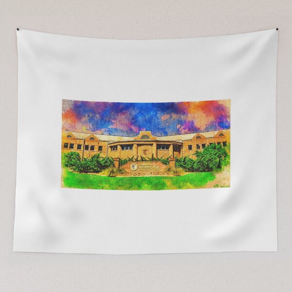 Item preview, The Hinson Administration Building of the Tallahassee Community College at sunset  designed and sold by NickoPrints.