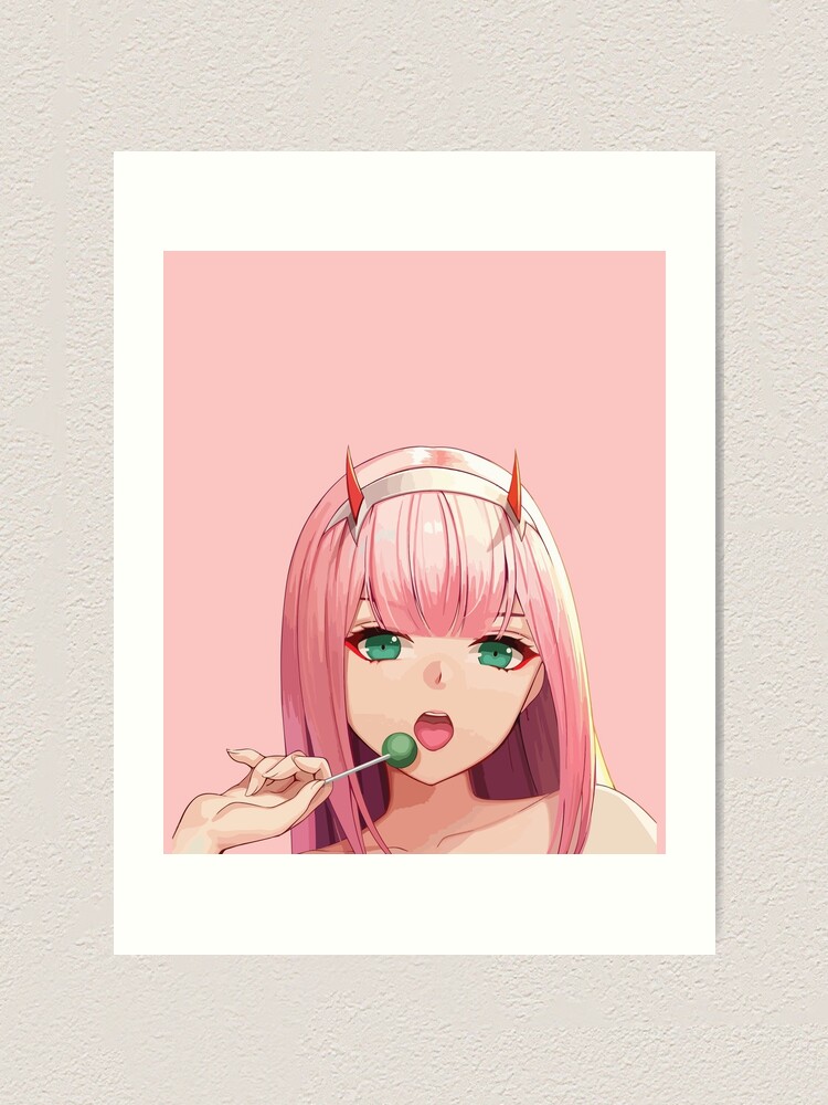 Zero Two Peeker Darling In The Franxx Art Print For Sale By