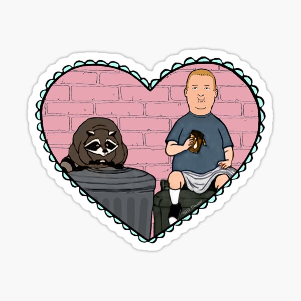 Bobby Hill & Bandit the Raccoon - KOTH Sticker
