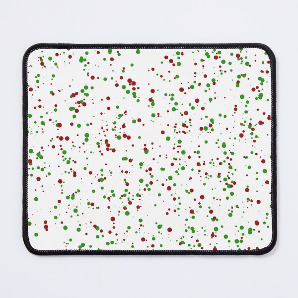 Item preview, Red and Green Christmas Scattered Dots Abstract Pattern designed and sold by MixinMadness.