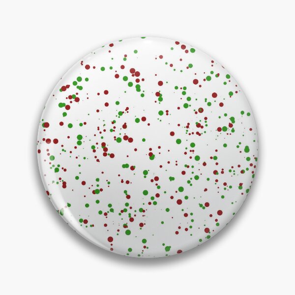 Item preview, Red and Green Christmas Scattered Dots Abstract Pattern designed and sold by MixinMadness.