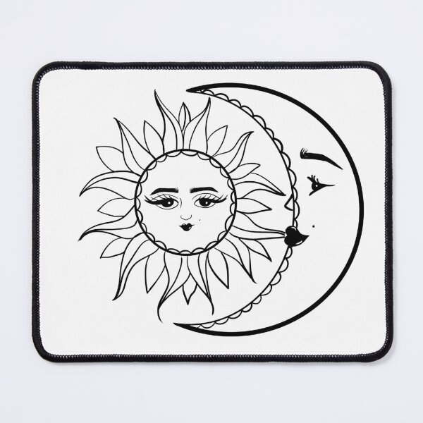 Item preview, Celestial sun moon designed and sold by Mermaidssparkle.