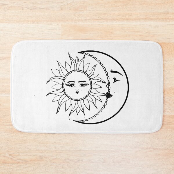 Item preview, Celestial sun moon designed and sold by Mermaidssparkle.