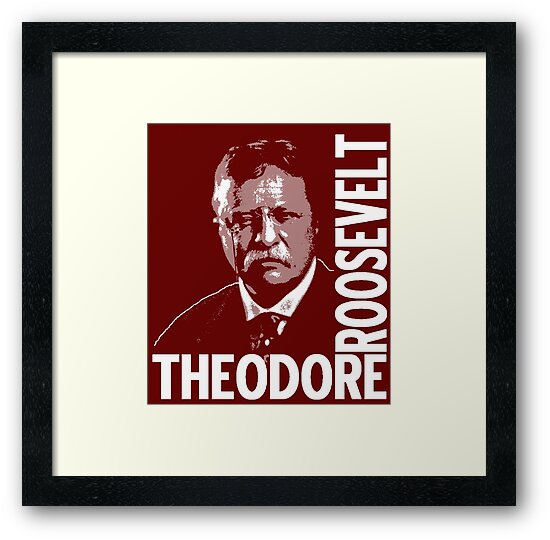 Theodore Roosevelt 26th Us President Framed Prints By Impactees Redbubble 1460