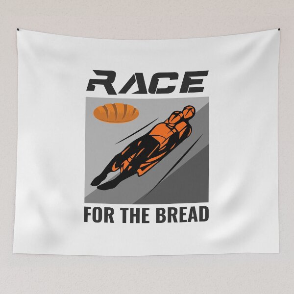 Item preview, Luge Sledding Sledge Race Extreme Sports Bread Bake designed and sold by TastefulTees.