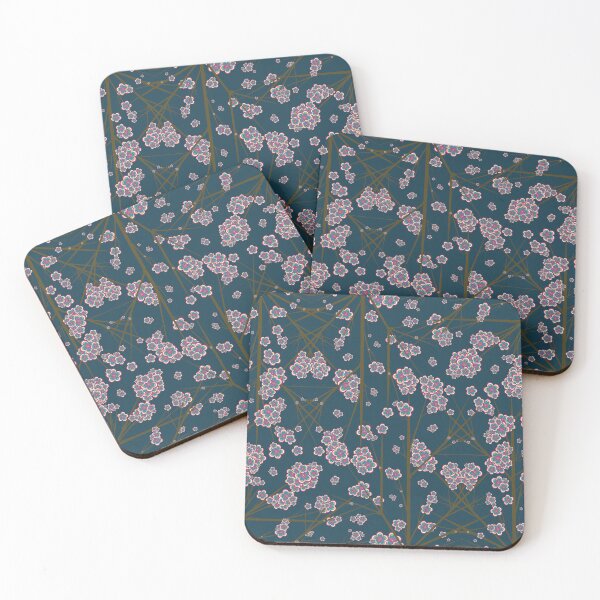Item preview, Peculiar Branches - Dark Cyan  designed and sold by Elisa Yinh Creative.