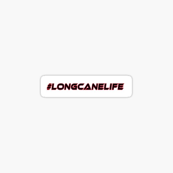 Item preview, Long Cane Life Black Red designed and sold by IndeOandM.