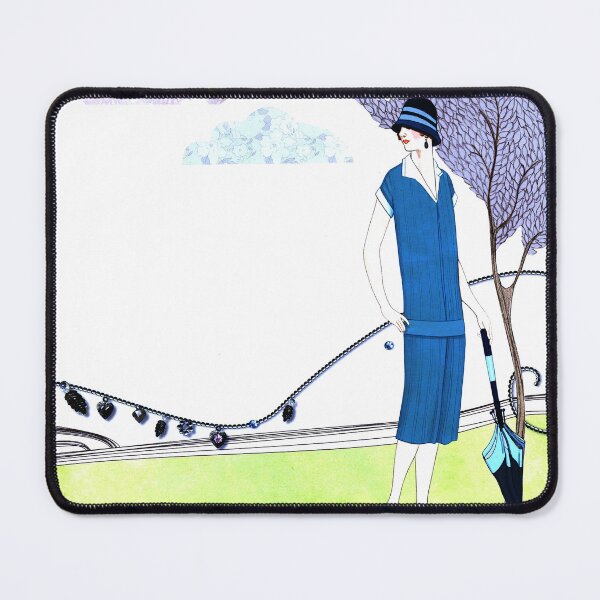 Item preview, George Barbier -  Flapper - Vintage Art designed and sold by RickE.