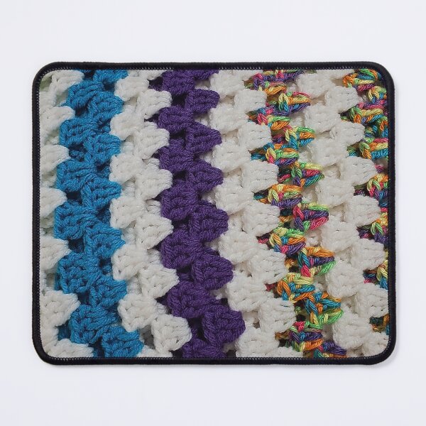 Item preview, Brightly Colored Crochet Blanket Detail designed and sold by MixinMadness.