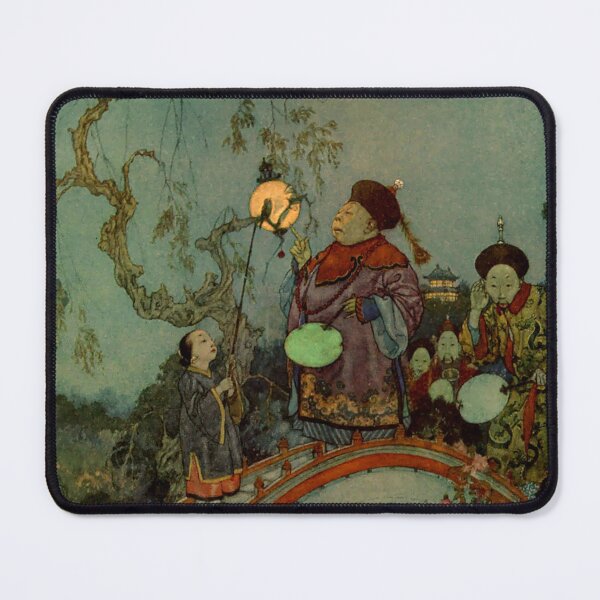 Item preview, Edmund Dulac - The Nightingale - Vintage Art designed and sold by RickE.