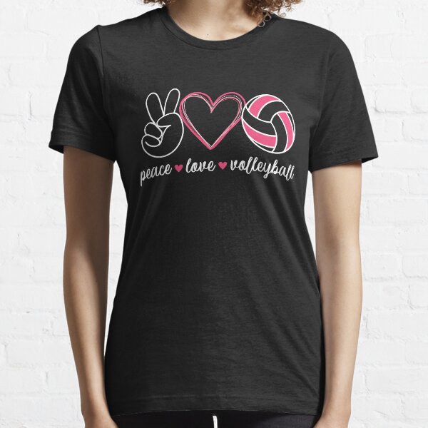 Item preview, Peace Love Volleyball designed and sold by AdventureTee.