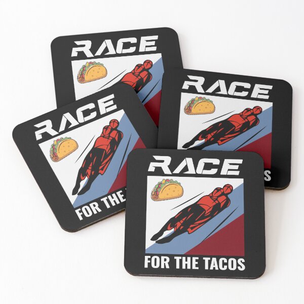 Item preview, Luge Sledding Sledge Race Extreme Sports Tacos designed and sold by TastefulTees.