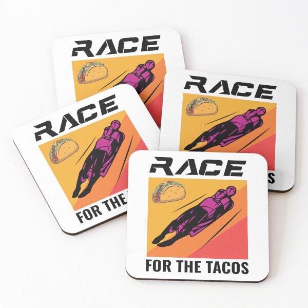 Item preview, Luge Sledding Sledge Race Extreme Sports Tacos designed and sold by TastefulTees.