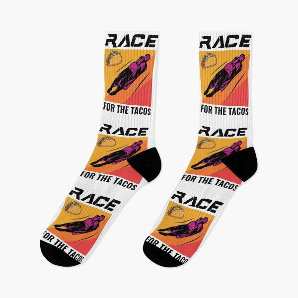 Item preview, Luge Sledding Sledge Race Extreme Sports Tacos designed and sold by TastefulTees.
