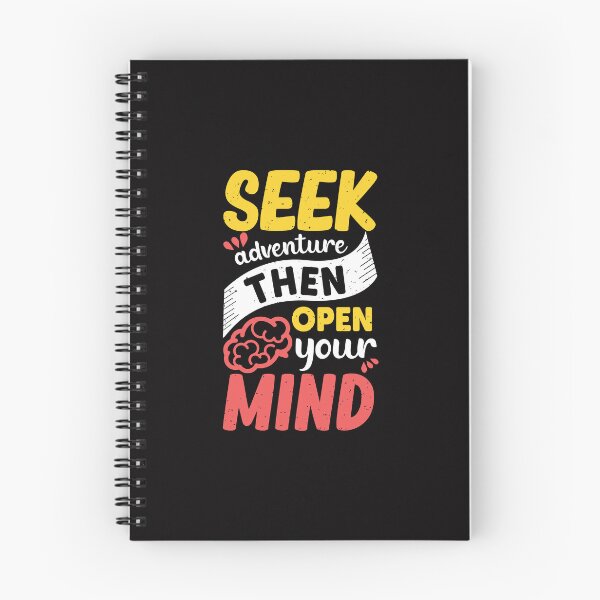 Item preview, seek adventure then open your mind designed and sold by placeit.