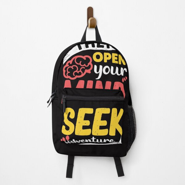 Item preview, seek adventure then open your mind designed and sold by placeit.