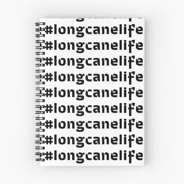Item preview, Long Cane Life All Black designed and sold by IndeOandM.