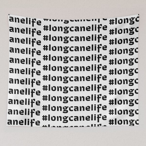 Item preview, Long Cane Life All Black designed and sold by IndeOandM.