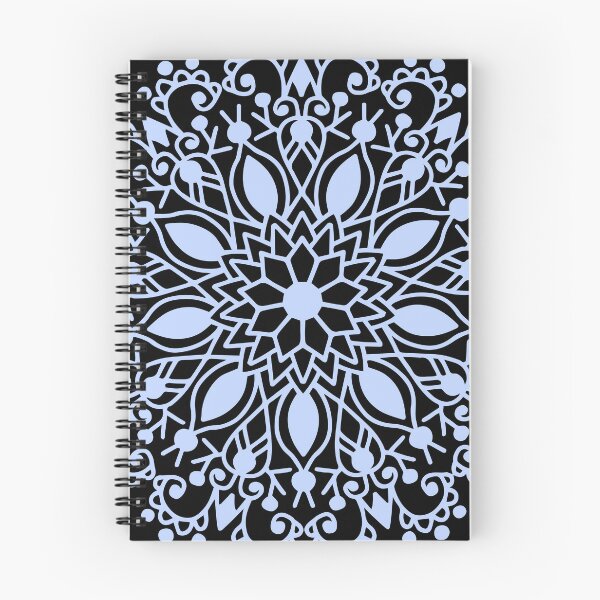 Item preview, Copo de nieve navideño Mandala azul claro suave designed and sold by Cawaiico.