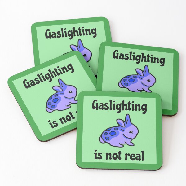 Item preview, Gaslighting is Not Real - Devil Bunny designed and sold by wigobun.