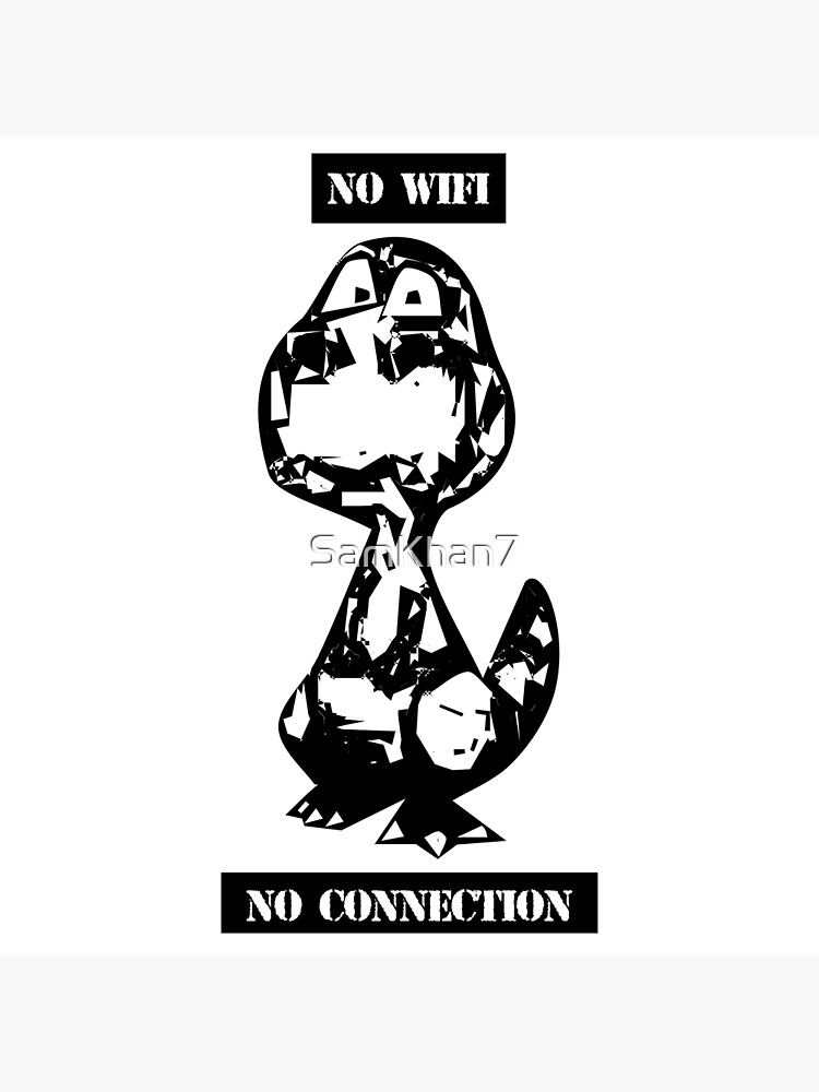 "Dinosaur (No Wi-fi No Connection)" Poster for Sale by SamKhan7 | Redbubble