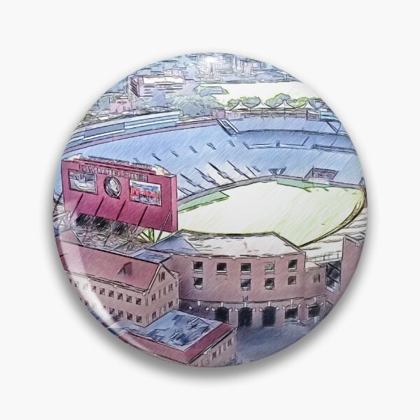 Item preview, Aerial of the Doak Campbell Stadium in Tallahassee, Florida - pencil sketch designed and sold by NickoPrints.