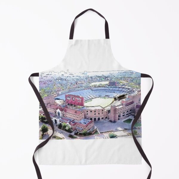 Item preview, Aerial of the Doak Campbell Stadium in Tallahassee, Florida - pencil sketch designed and sold by NickoPrints.