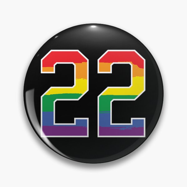 Item preview, Number 22 Rainbow LGBT pride twenty two designed and sold by LoveIsColorful.