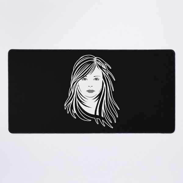 Item preview, Young woman looking expectant designed and sold by LEAVAEL.