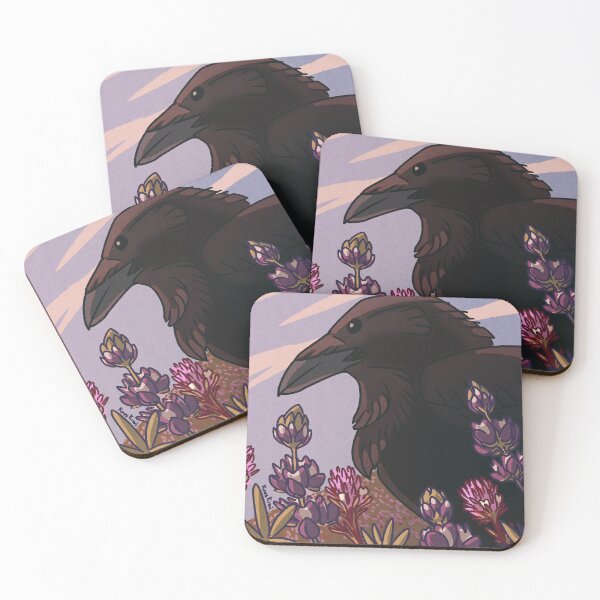 Item preview, the raven, the lupines, the owl's clover designed and sold by KeesKiwi.