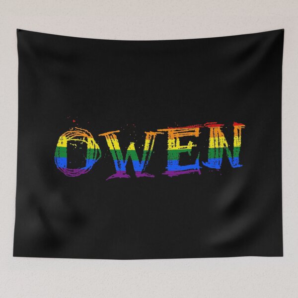 Item preview, Men rainbow name gay Owen designed and sold by LoveIsColorful.